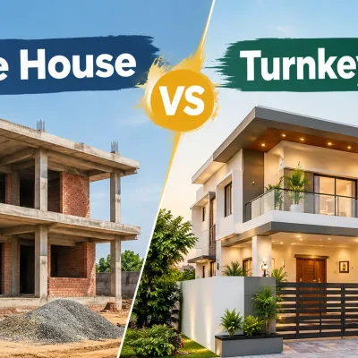 Core House vs Turnkey House Construction in Bhubaneswar